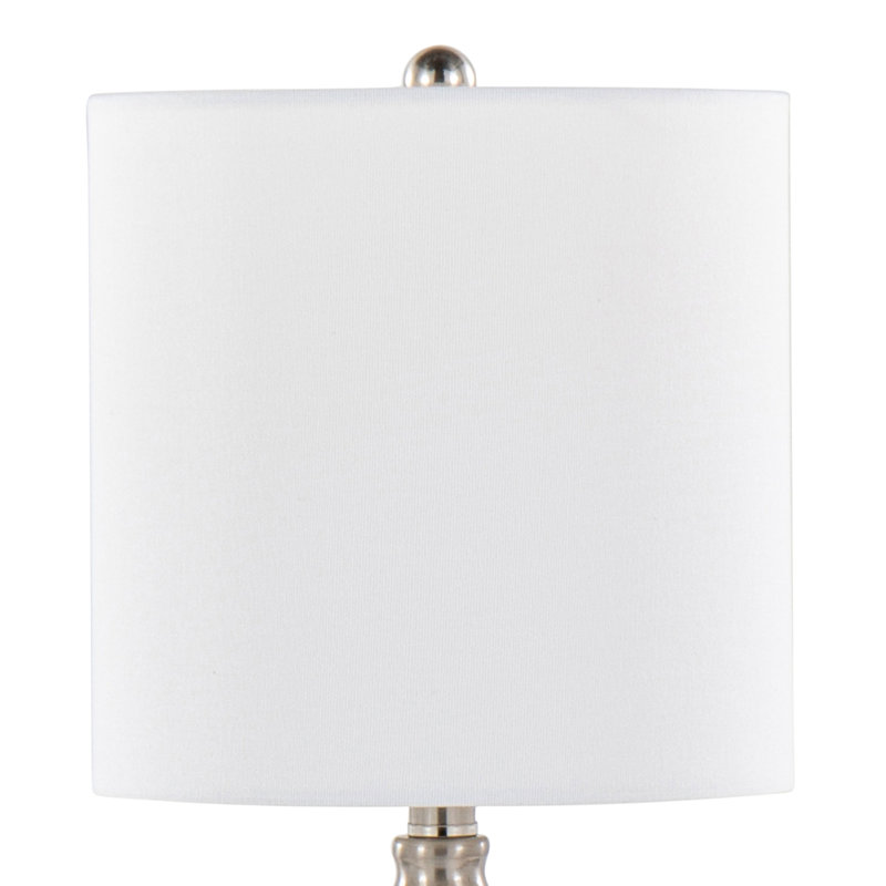 Lampe d'appoint contemporaine en verre - ensemble de 2
