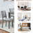 Landrigan Fabric Side Chair Dining Chair Wooden Dining Chairs Set  4, Kitchen Chair with Padded Seat, Upholstered Side Chair for Dining Room, Living Room-858687327