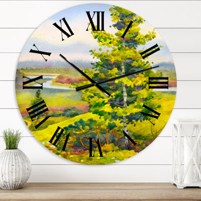 Horloge murale Lake House
