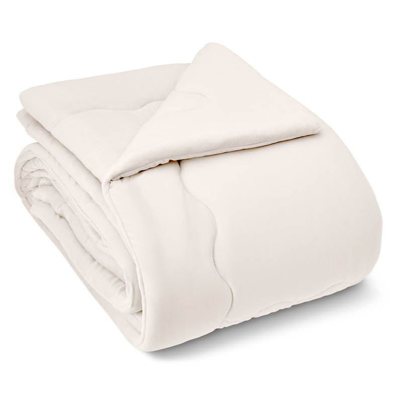 Jeté rafraîchissant HGTV 50 "x 70 pouces, L 70 po x l 50 po, Crème, crème