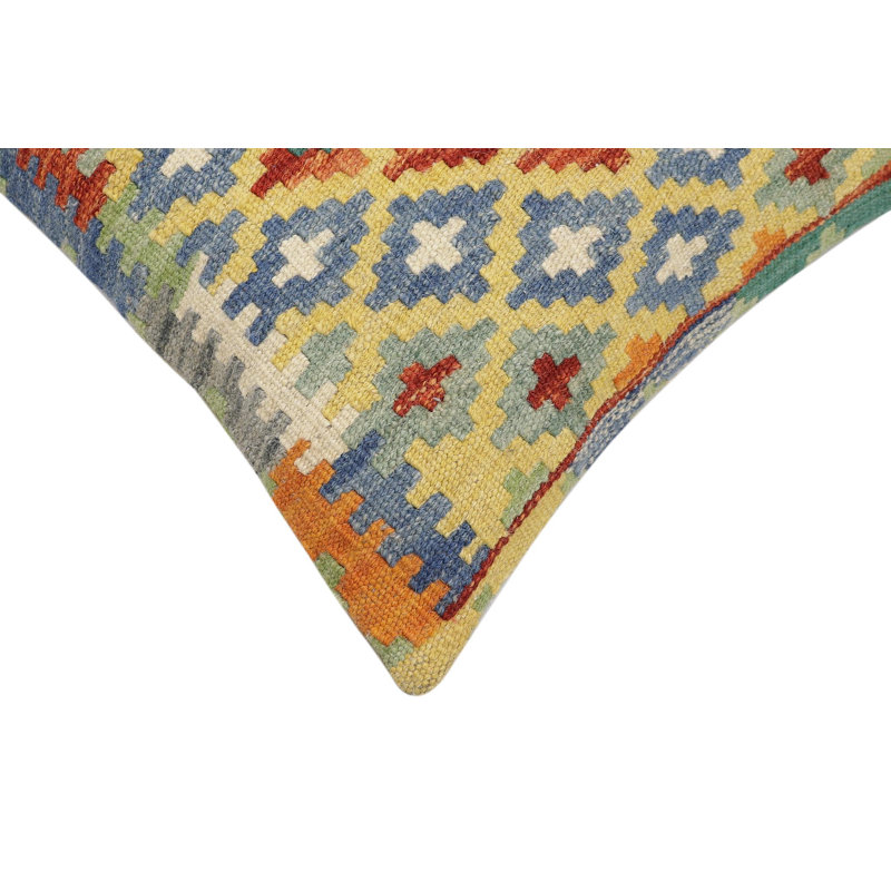 Housse et insert de coussin décoratif carré 100% laine Patti