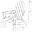 Chaise Adirondack pliante en bois massif Amza-1969041672