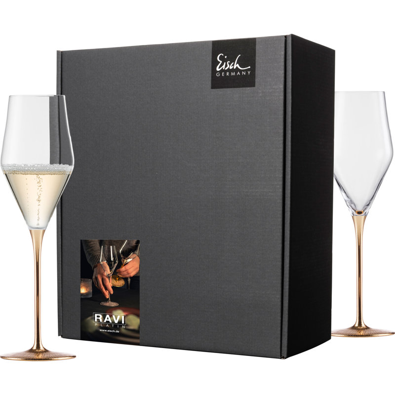 Echevarria 260ml Flute Set, Clear/Gold