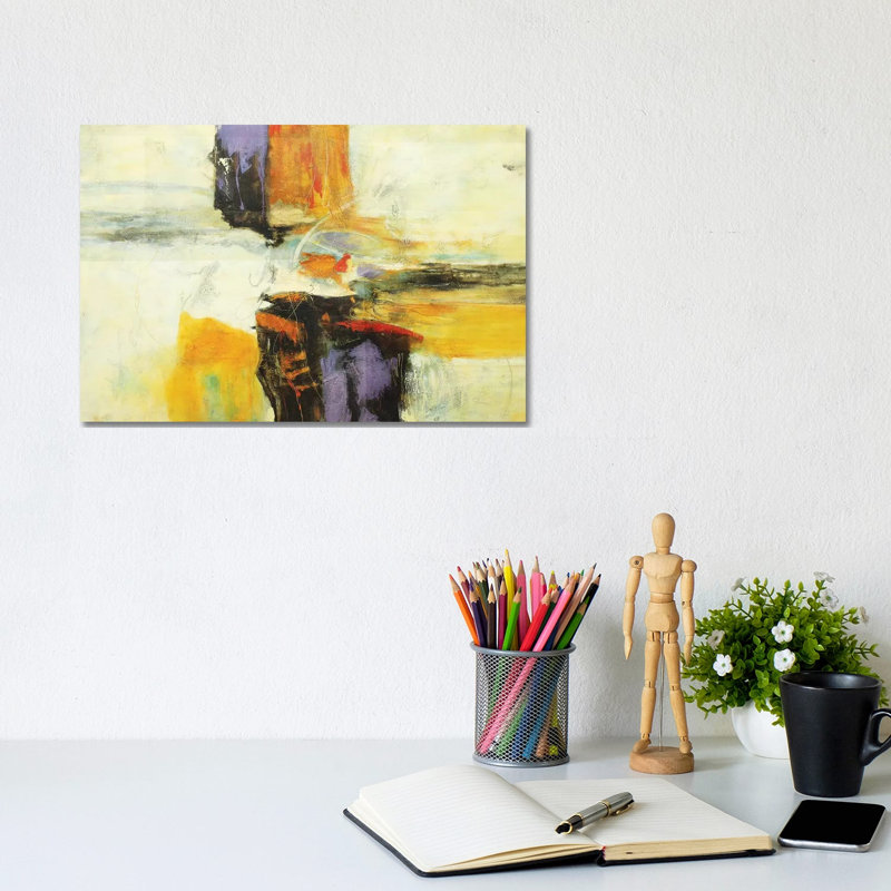 Composicion XI 1 Piece Wrapped Canvas Painting, 20.32 cm H x 30.48 cm W