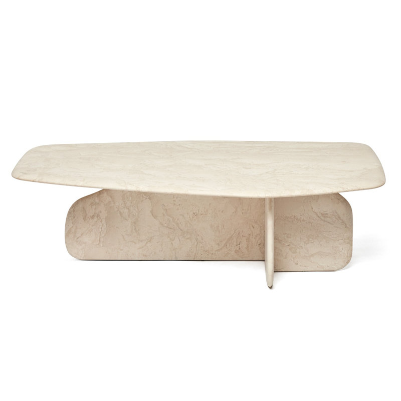 Celine Marble Cocktail Table, Biscuit