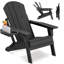 Ensemble de 4 chaises Adirondack réglables Hdpe-1664118197