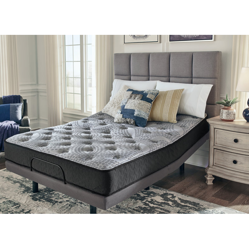 King Size Gray Innerspring Adjustable Bed Mattress