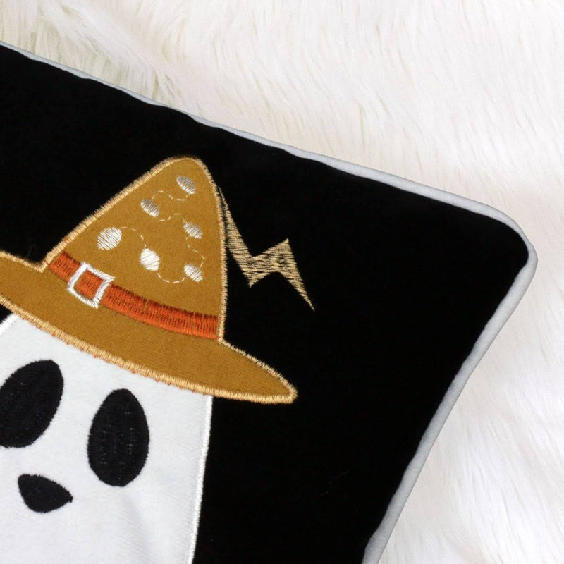 Coussin Halloween, Noir