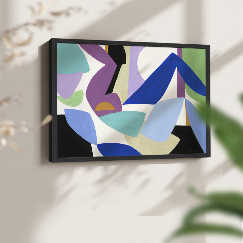 Ode à Matisse I - reproduction encadrée - réarmable, H 11 po x l 14 po, Noir, noir, noir, noir