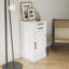 Armoire modulaire brune en noyer pour couloir - Rendez votre bar à vin de salle à manger plus fonctionnel en blanc avec, artisanat, vin, décor, tiroir spacieux et tablette