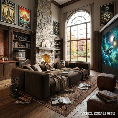 Modular Performance Velvet Oversized Pit Sectional Sofa with Ottoman, Deep Seating for Living Room