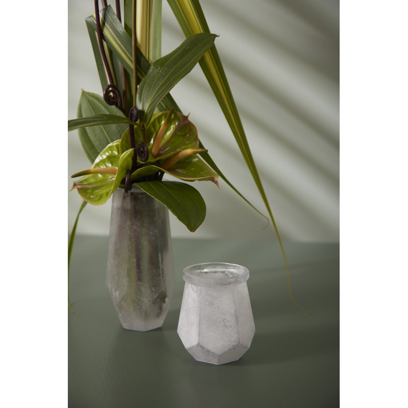  Vase de table en verre fait à la main