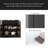 Nakitta Kitchen Storage Cabinet, Modern Farmhouse Buffet Cabinet with Storage, Coffee Bar with 2 Drawers and 2 Doors, Floor Sideboard Buffet for Living Room, Dining Room, Bathroom-1117817012
