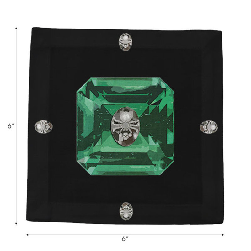 Square Napkins, Black