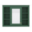 Armoire à pharmacie murale avec miroir, 6 tablettes ouvertes-1082555939