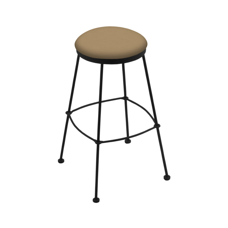 Tabouret de bar et de comptoir 3030, Vinyle - sable Canter, Tabouret de comptoir (siège d'une hauteur de 25 p