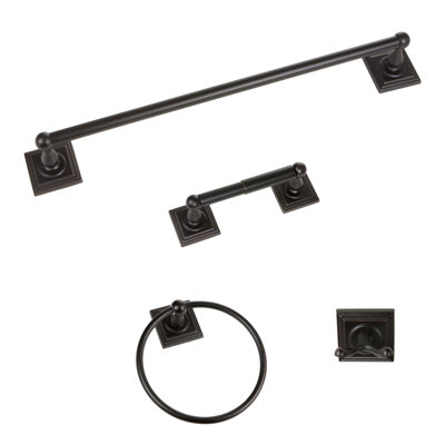 Delaney 700 Series Sequoia 4-Piece Bath Hardware Set In Tuscany Bronze