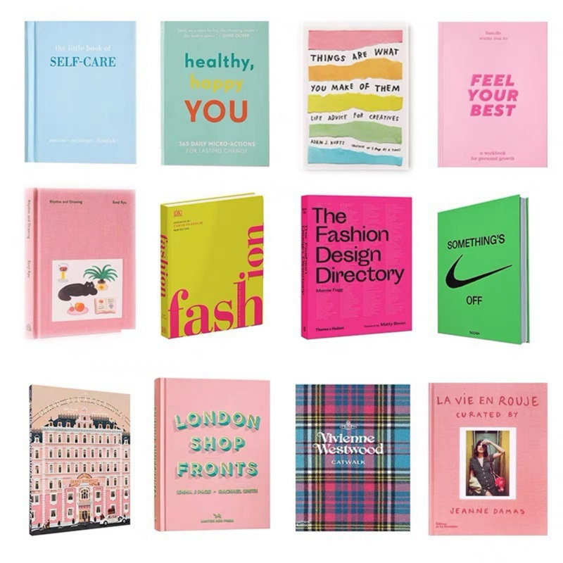 Pavert Text & Numbers Decorative Book