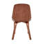 Chaise de salle à manger en similicuir Rohail avec siège légèrement incurvé-1142506666-1083681612-1083681613