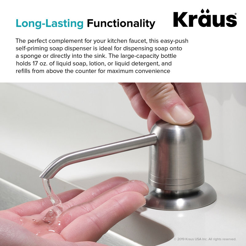 Soap Dispenser, Spot Free Stainless Steel