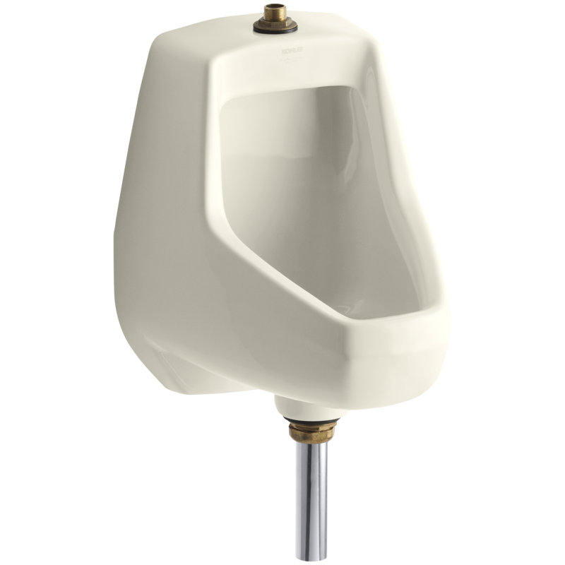 1/2 GPF Wall Mounted Top Spud Urinal, Almond