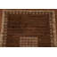 Tapis brun Gabbeh carré 2 x 2