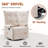 Recliner Chair, 360° Swivel Rocking Recliner for Living Room,Rocker Recliner Chair With Side Pockets-485641840