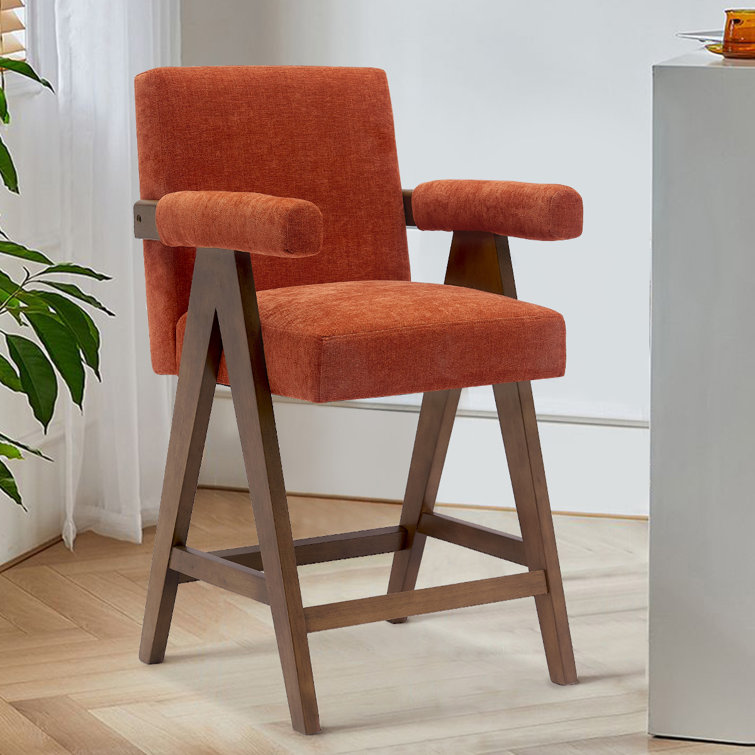 Brittnie Counter Stool With Arms (similar to stock photo)