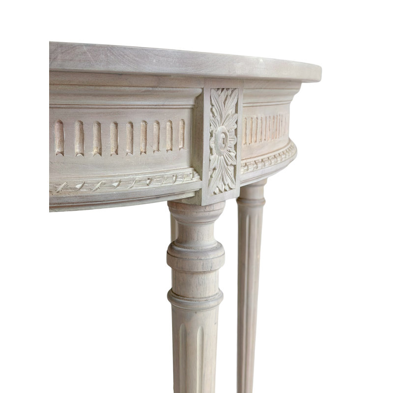 Camille 40.5'' W Solid Wood Console Table