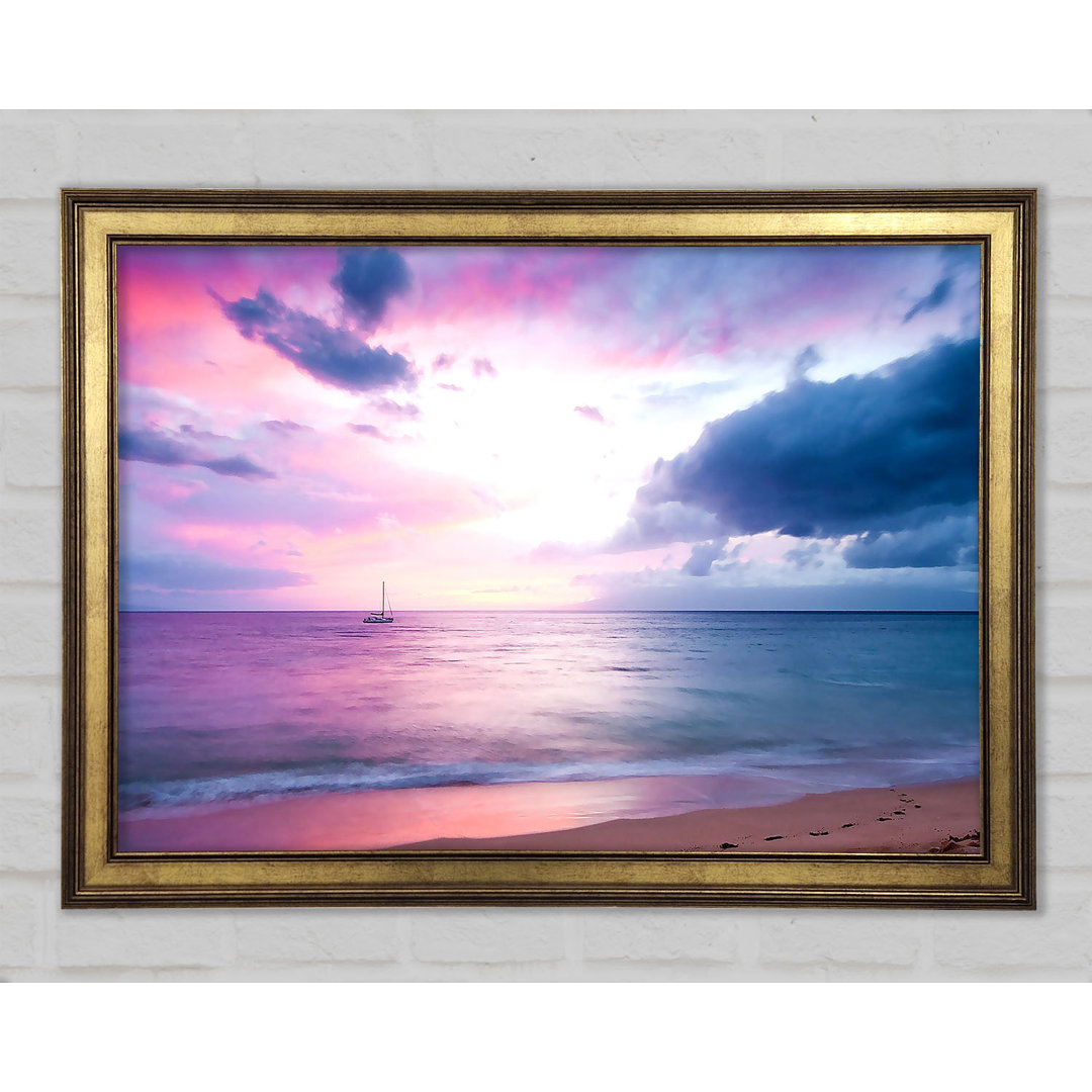 Gerahmtes Wandbild Twilight Pink