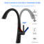 Robinet de cuisine escamotable en acier inoxydable-104406309