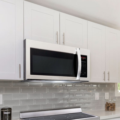 Cosmo 1.9 Cubic Feet 1000 Watt Over The Range Microwave with Sensor Cooking