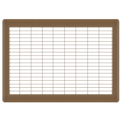 Brown Heavy Gauge Floor Grill