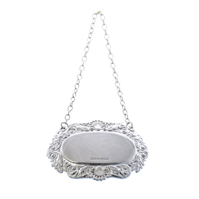 Carafe à décanter avec coquille fantaisie et volutes