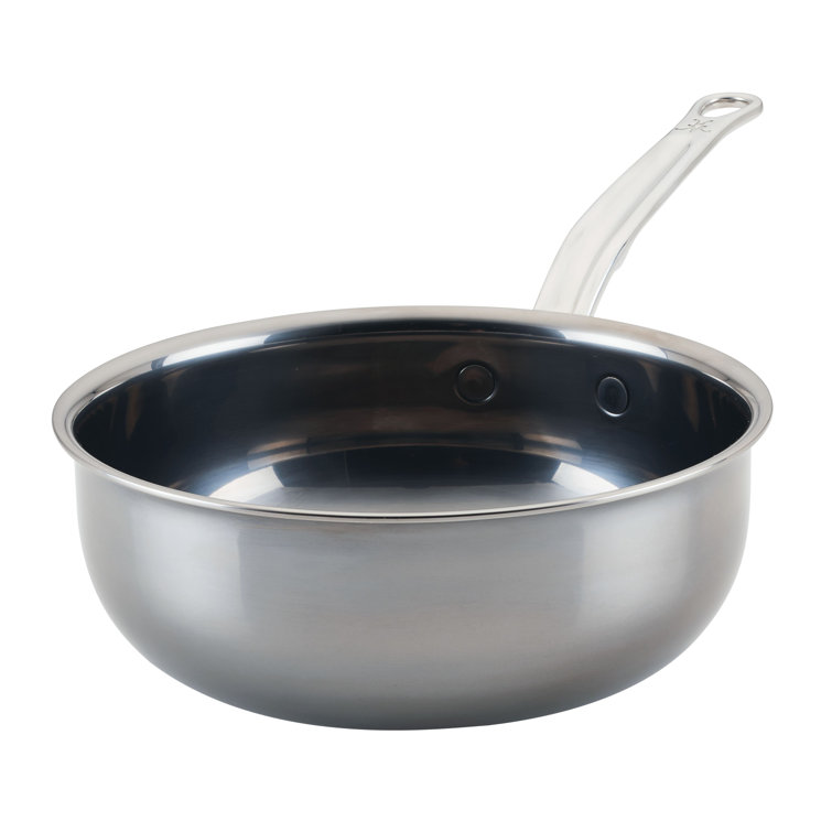 Hestan NanoBond Stainless Steel 2 Quart Saucier Pan with Lid