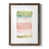 Papier, cadre noyer