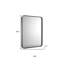 Miroir de meuble-lavabo flottant 35 po
