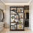 Geometric Design Display Shelf,Spacious Bookcase,Freestanding Bookshelf-122966032