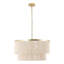 24" 6-Light Dimmable Drum Chandelier-799351356-799351358