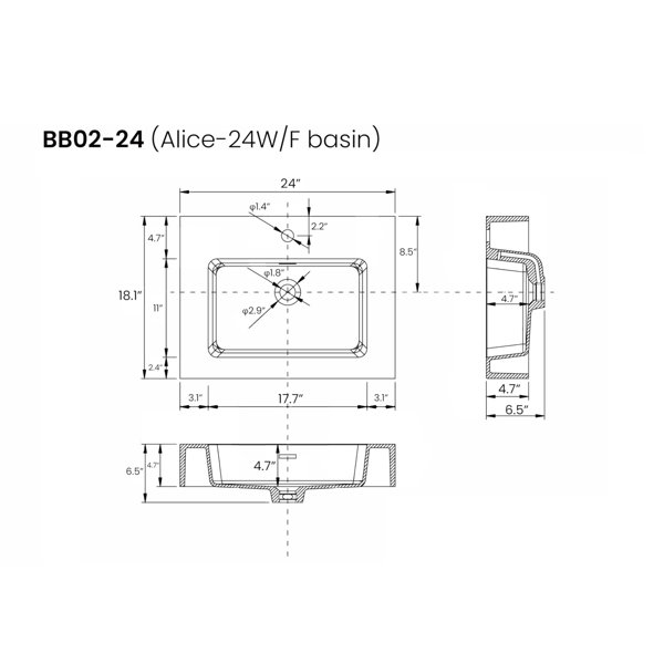 Dimensions du produit
