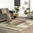 Marvinney Aline Contemporary Striped Fringe Area Rug-541177347