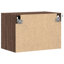 Daryana 50cm W Manufactured Wood Bedside Table-1366402217