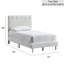 Sinclair G001608-TB-UP Lit blé (matelas non inclus)-121061066