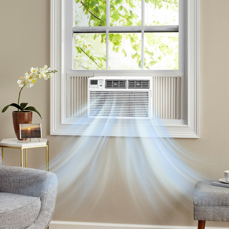 Quiet And Efficient Window Air Conditioner With Timer & 6 Modes For Home/office/dorm, Fast Cooling, Remote Control, Doe/Ul/Csa