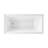 Voltaire 60 X 30 Skirted Soaking Apron Bathtub In Glossy White With Integrated Overflow, Drain Included-110399335
