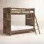 Lit superposé simple en bois massif Halley-87148480