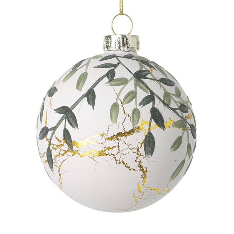 8cm Glass Bauble