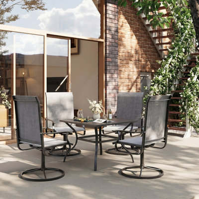 Ensemble repas pour patio 4 personnes Bhairavi