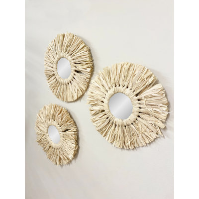 Abigal Wood Wall Mirror