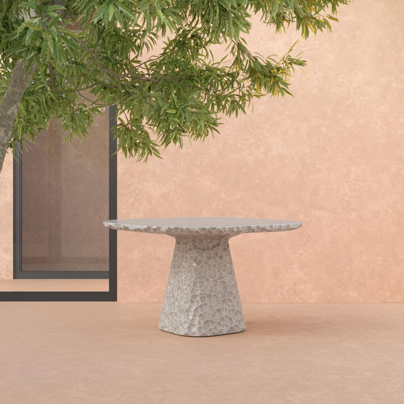 Panama 48" Dining Table Oat, White, White